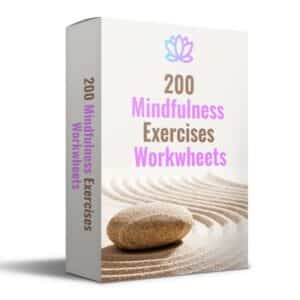 200 Printable Mindfulness Exercises Worksheets Bundle [PDF]
